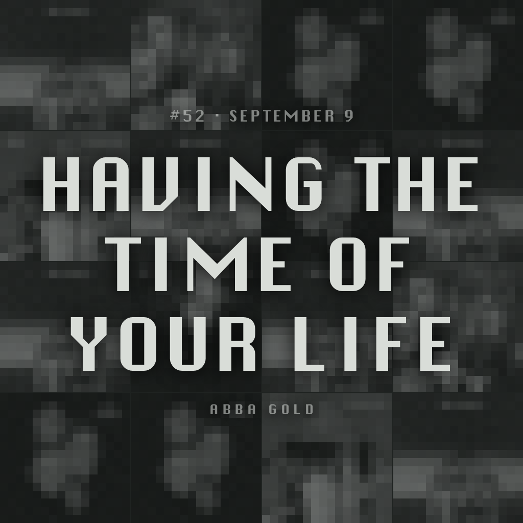 Having the time of your life cover