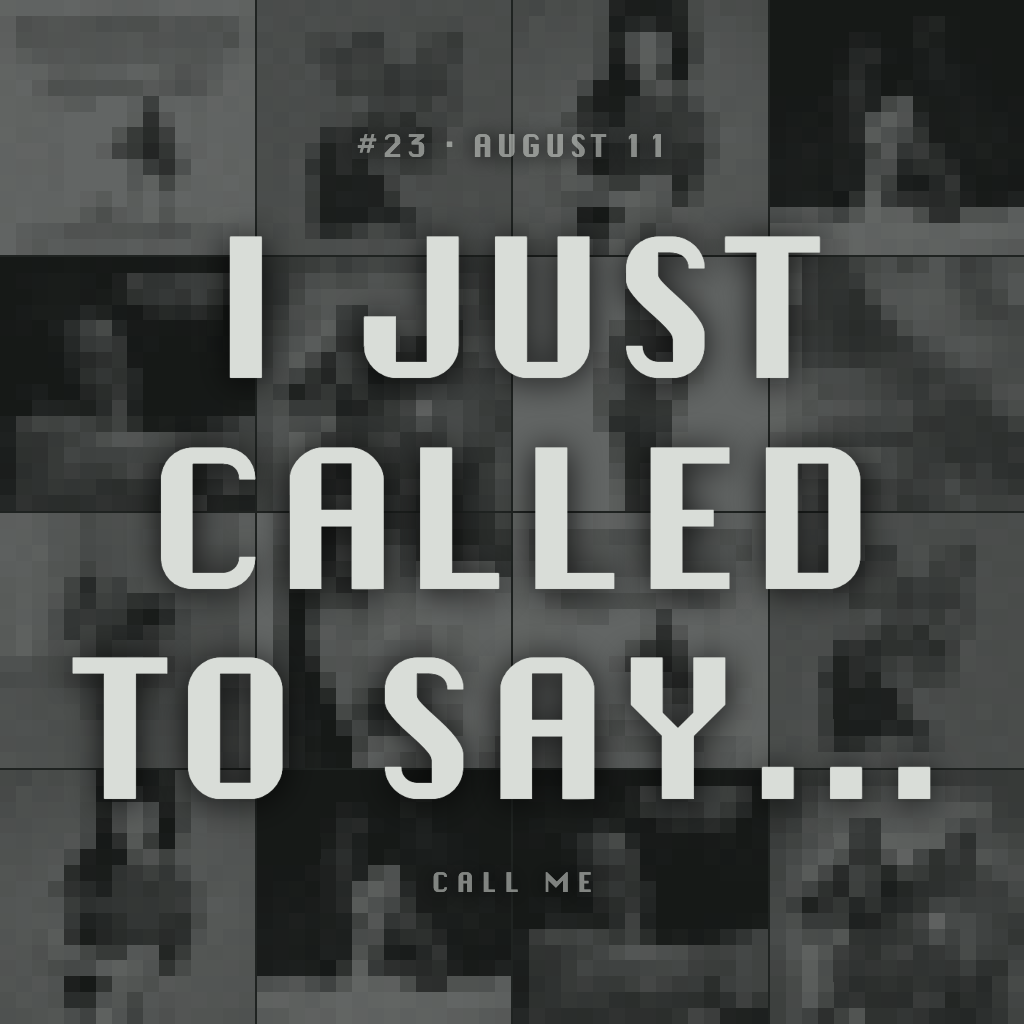 I Just Called To Say... cover