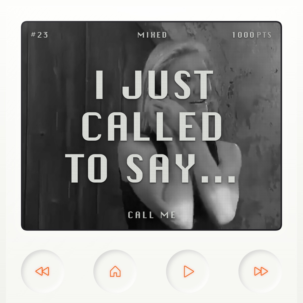 I Just Called To Say... cover