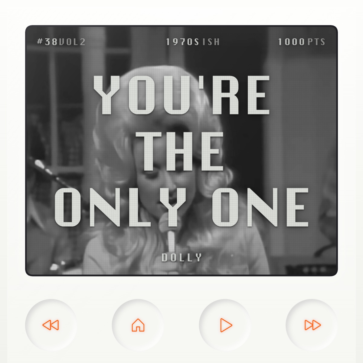 You're The Only One cover