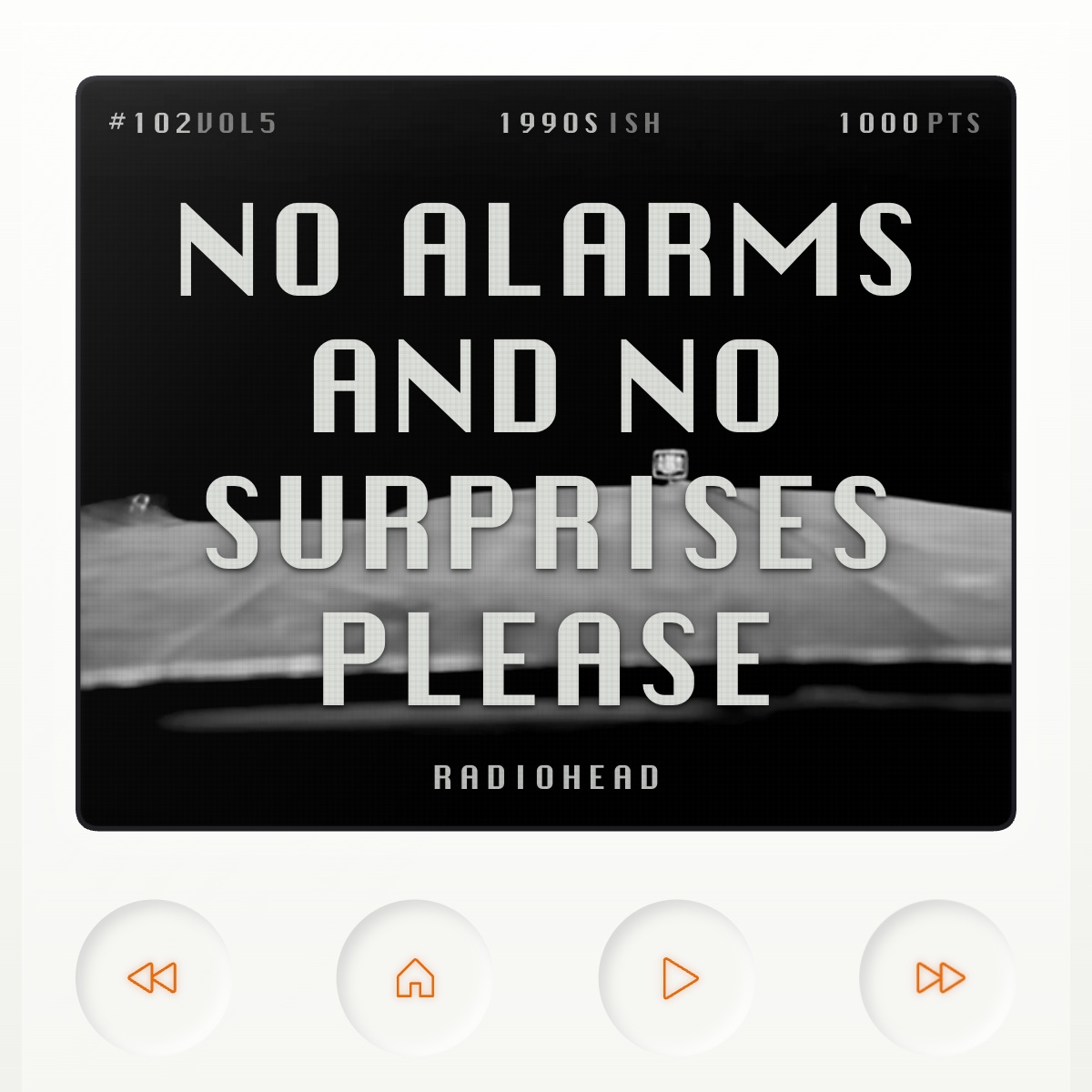 No alarms and no surprises please cover
