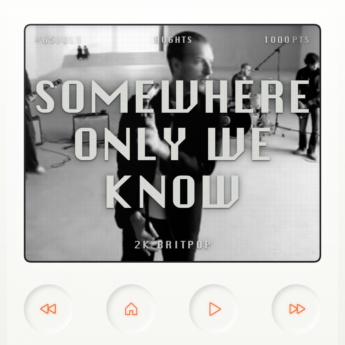 Somewhere only we know cover