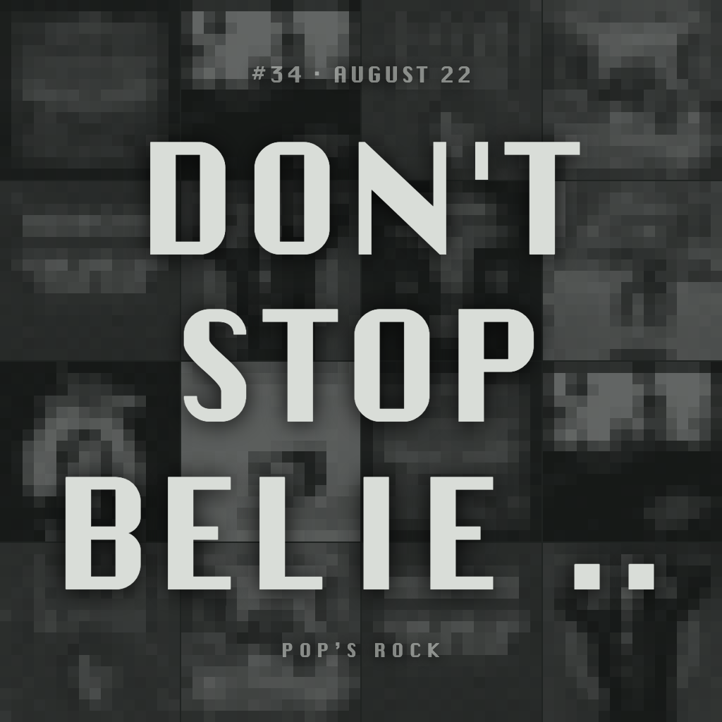 Don't Stop Belie .. cover